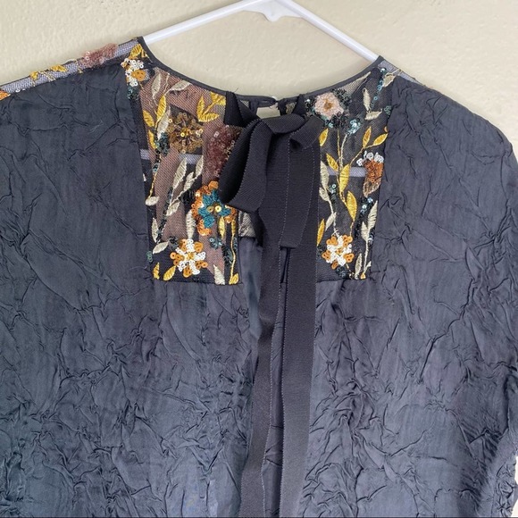 No. 21 Black Embellished Panel Shift Dress - Picture 6 of 13